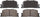 ADVICS AD0885 Ultra-Premium Rear Disc Brake Pad Set