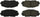Centric C-Tek Ceramic Replacement Front Disc Brake Pad Set for Select Lexus, Pontiac, Scion and Toyota Model Years (103.12100)