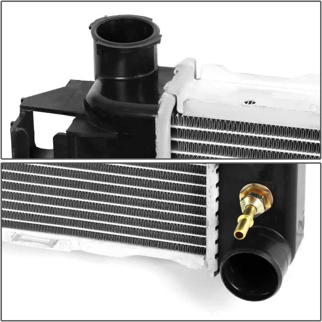 OEM-RA-1555 OE Style Bolt-On Aluminum Core Radiator Compatible with 94-02 Dodge Ram 2500 3500 8.0 AT, 35-15/16" W X 19-7/16" H X 2-1/4" D,1-3/4" Inlet / 2" Outlet