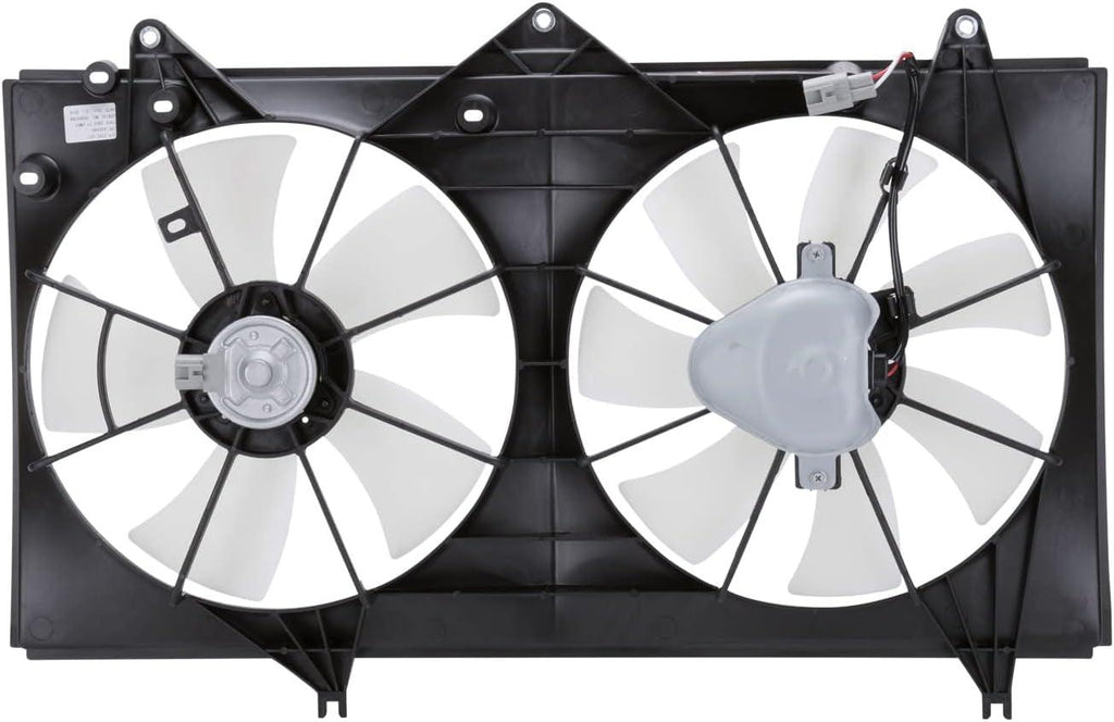 620400 Cooling Fan Assembly Compatible with 2002-2006 Toyota Camry Black