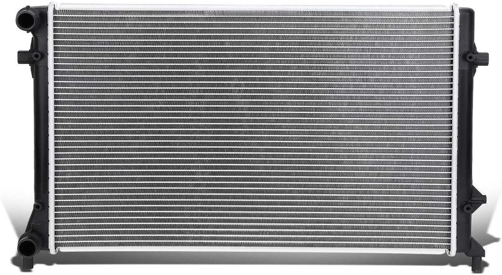 OEM-RA-2995 2-Row OE Style Bolt-On Aluminum Core Radiator Compatible with 06-10 Bora / 05-10 Jetta / 06-09 Rabbit at MT, 25-9/16" W X 16-5/16" H X 7/8" D, 1-5/16" Inlet, 1-5/16" Outlet
