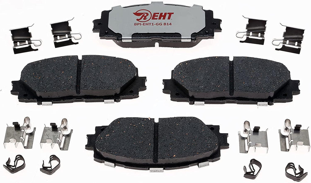 Premium Raybestos Element3 EHT™ Replacement Front Brake Pad Set for Select 1998-2002 Chevrolet Prizm and 1998-2002 Toyota Corolla Model Years (EHT741H)