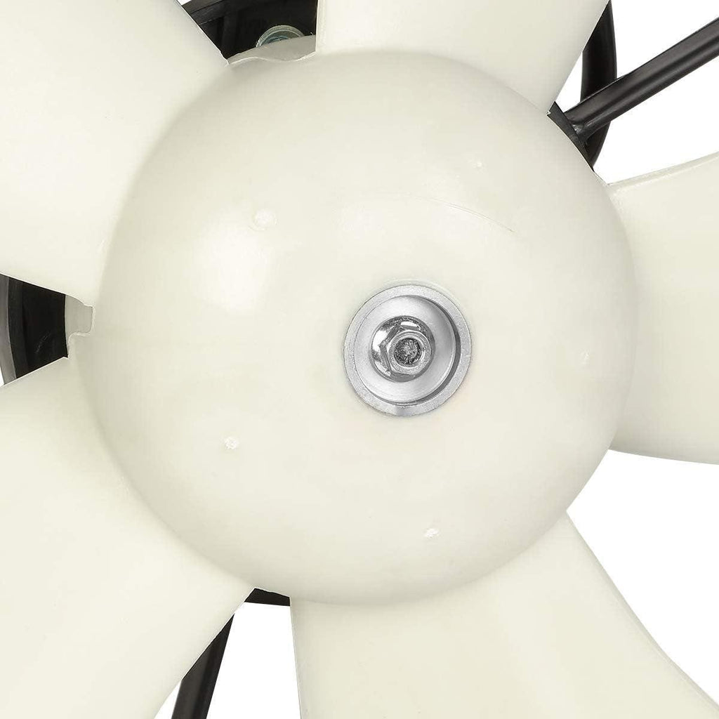 OEM-RF-0263 Factory Style Radiator Cooling Fan Assembly Cooling Efficiency Improved Direct Replacement [Compatible with 2002-2006 Camry 2.4L], Black