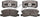 ADVICS AD0868 Disc Brake Pad Set