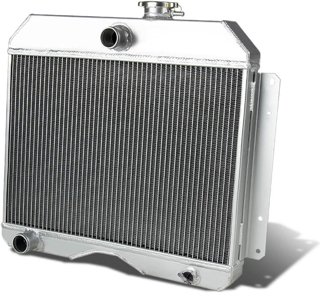 RA-WILLYS-46-3 3-Row Full Aluminum Radiator Compatible with 46-53 Willys Station Wagon, Compatible with 56-64 Jeep Truck / 46-58 Willys