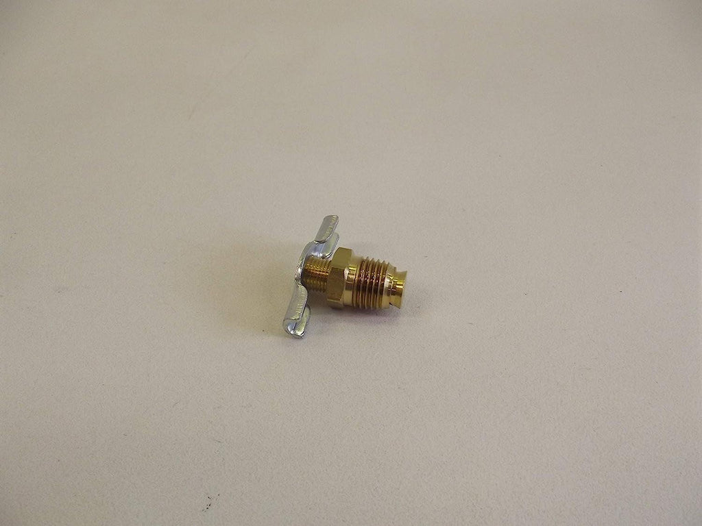 Compressor Drain Cock, Petcock Valve 150Psi Brass 1/4" NPT Pipe Threads Radiators Equipment Tractors