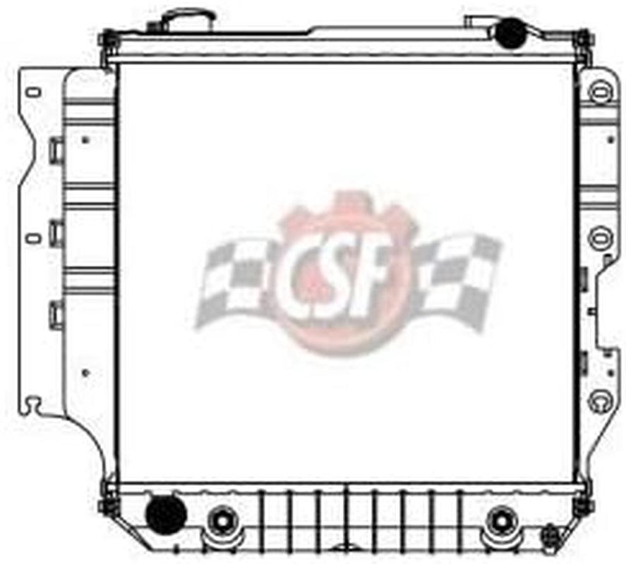 3465: Radiator Jeep Wrangler 2.4L 2006-2005; Jeep Wrangler 4.0L 2006-2005