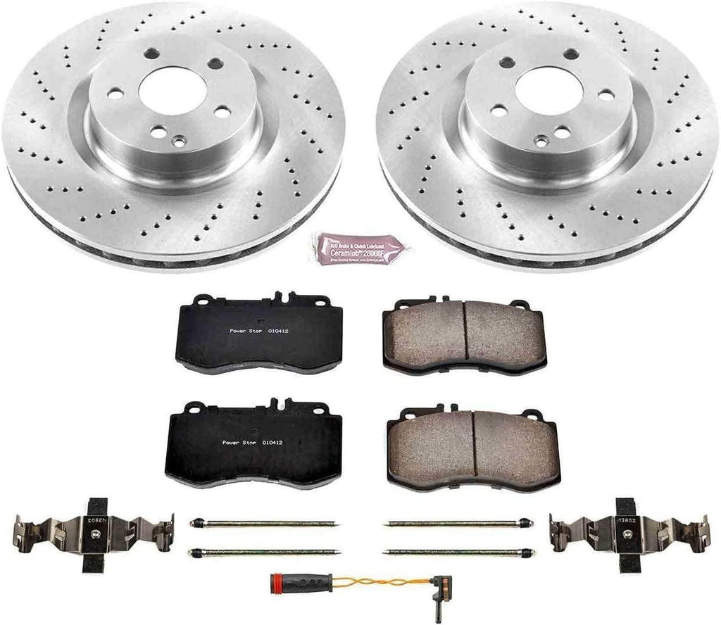 KOE6640 Autospecialty Front Replacement Brake Kit-Oe Brake Rotors & Ceramic Brake Pads