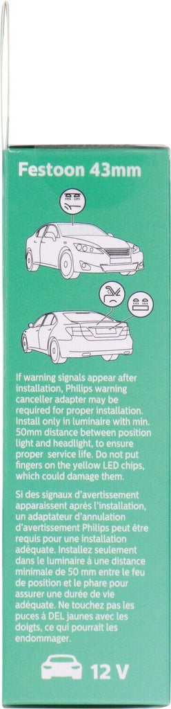 Dome Light Bulb for E-350 Super Duty, 300, Challenger, Charger+More 578WLED