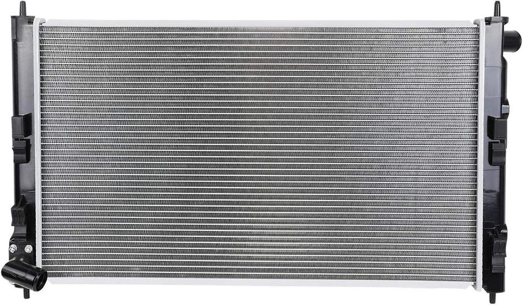 OEM-RA-2979 Aluminum Radiator Compatible with 08-14 Lancer/11-13 Outlander Sport AT, 27-9/16" W X 15-13/16" H X 5/8" D, 1-3/8" Inlet / 1-3/8" Outlet