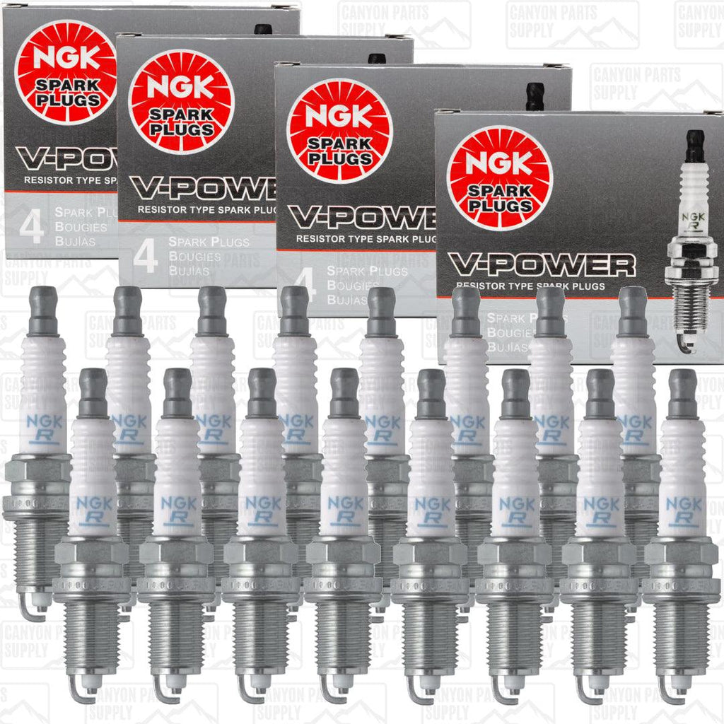 New 16Pcs NGK V-POWER Spark Plugs 2003-2008 for DODGE RAM 2500 V8-5.7L