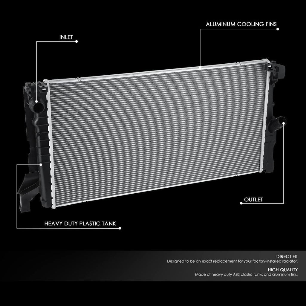 OEM-RA-13543 OE Style 1-Row Aluminum Cooling Radiator Compatible with 14-18 Mini Cooper