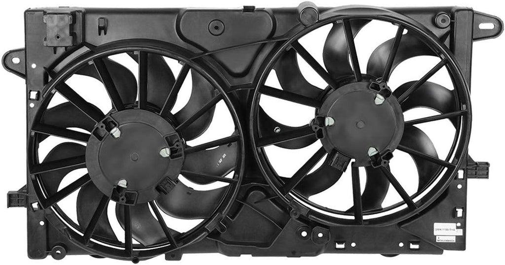 OEM-RF-0141 Factory Style Radiator Cooling Fan Assembly Cooling Efficiency Improved Direct Replacement [Compatible with 2013-2015 Malibu / 2016 Malibu Limited]