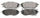 ADVICS AD1078 Disc Brake Pad Set