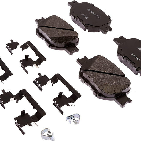 Gold 17D817CH Ceramic Front Disc Brake Pad Set