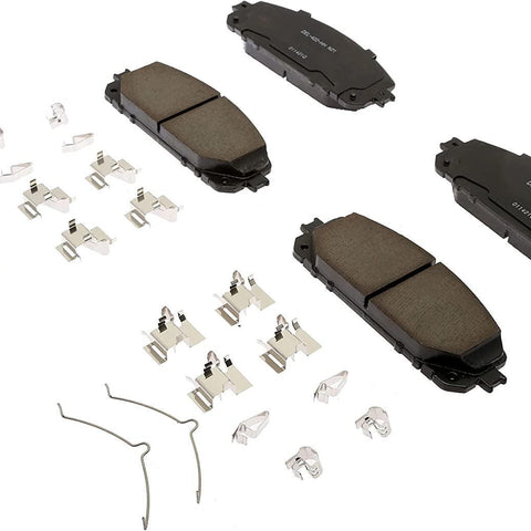 Gold 17D1843CHF1 Ceramic Front Disc Brake Pad Kit