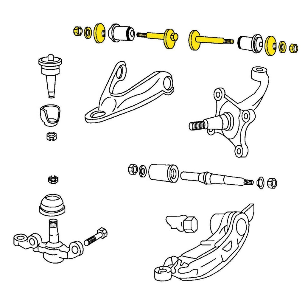Alignment Caster / Camber Kit for D150, D250, D350, Ramcharger+Mor