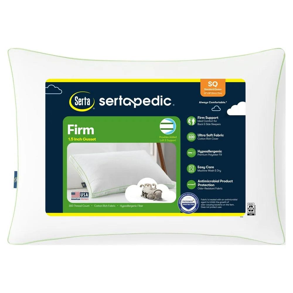 pedic Firm Bed Pillow, Standard/Queen