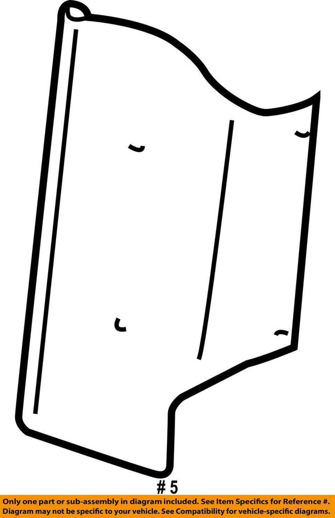 Genuine  15034805 Radiator Air Baffle