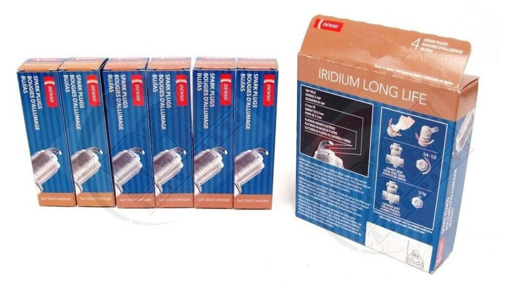 DENSO IRIDIUM LONG LIFE Spark Plugs SXU22HCR11S 3461 Set of 6