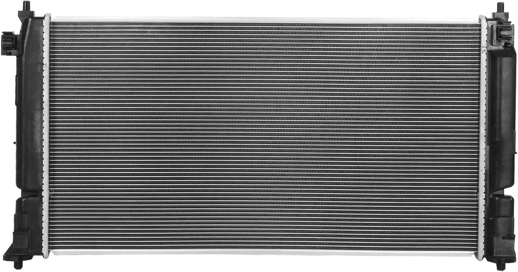 OEM-RA-13591 1-Row Aluminum Core Radiator Compatible with 19-20 UX250H / 16-20 Prius,26-1/2" W X 17-3/4" H X 5/8" D,1-3/8" Inlet / 1-3/8" Outlet
