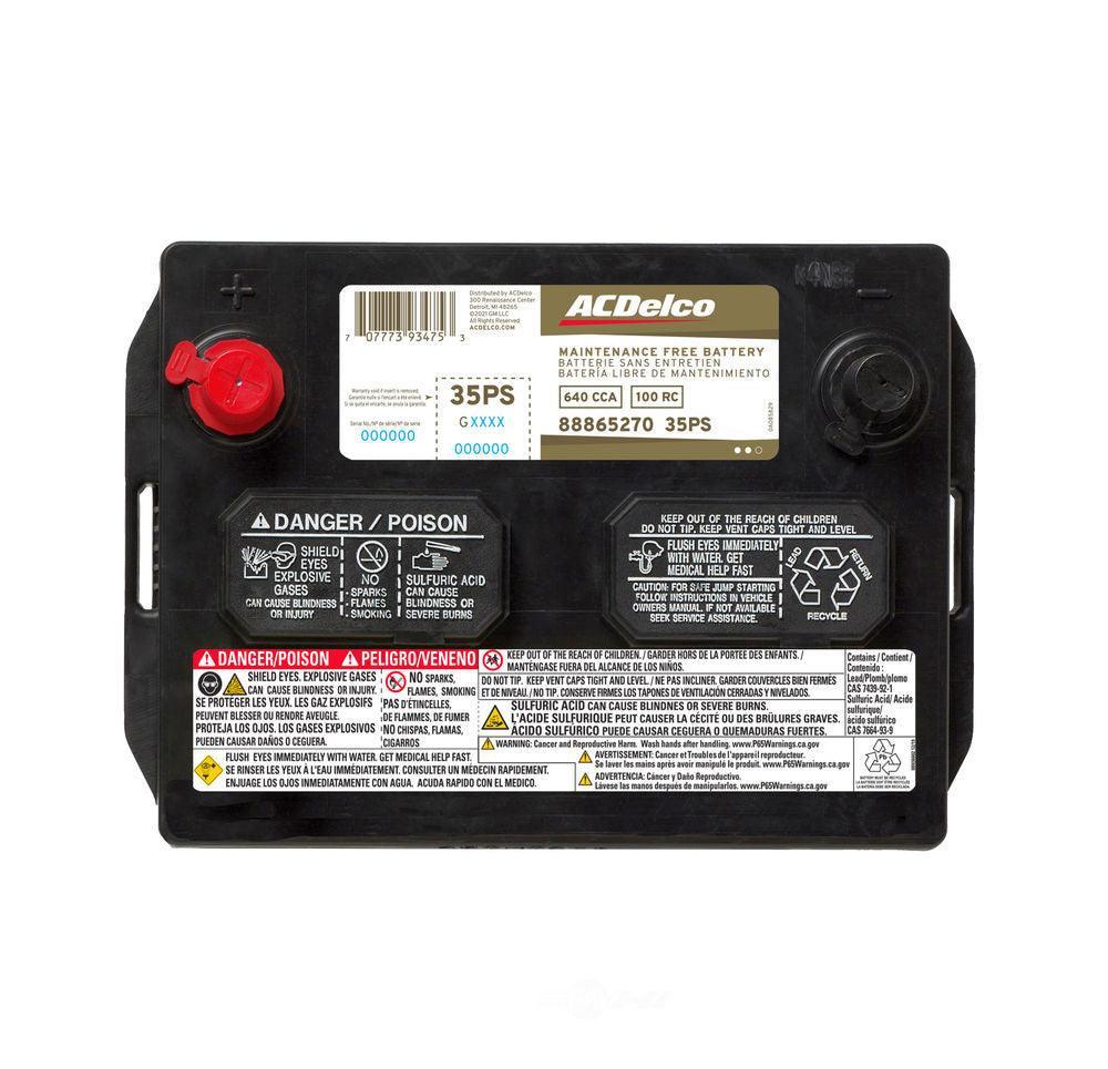 ACDelco Silver BCI Group 35 Battery 35PS