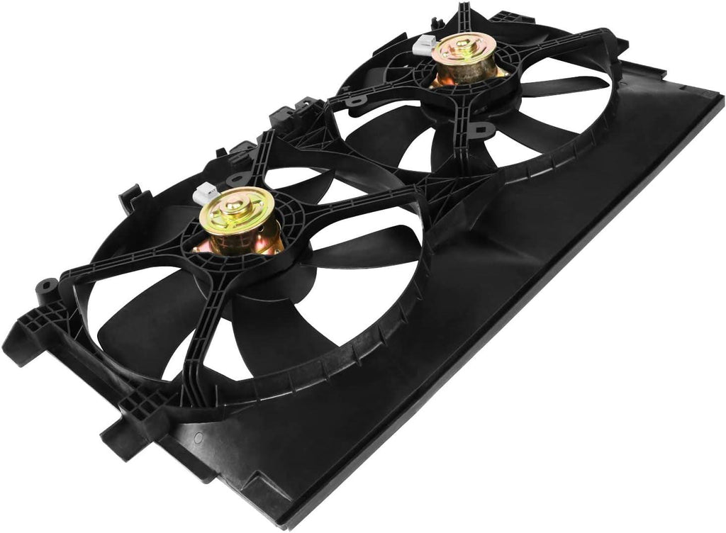 Factory Style Radiator Cooling Fan Assembly Compatible with 08-17 Mitsubishi Lancer,Oem-Rf-0850