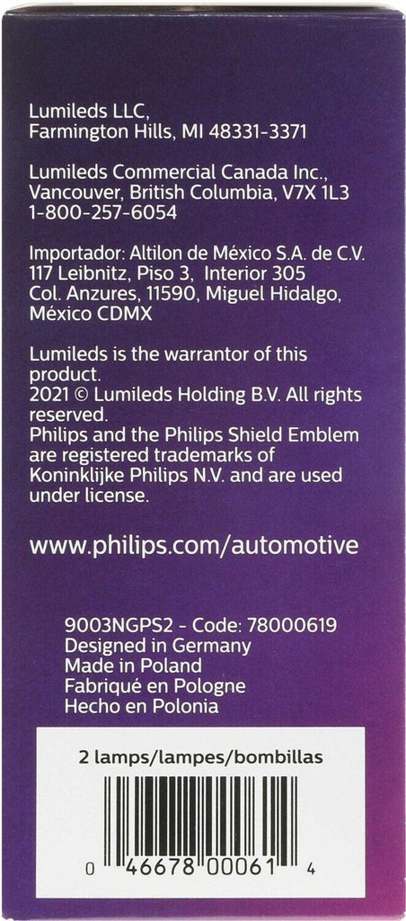 Fog Light Bulb for Accent, Rio, Tundra, Dorsoduro 900, Aveo, Beat+More 9003NGPS2