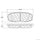 Centric Rear Disc Brake Pad for Sequoia, LX570, Tundra, Land Cruiser (103.13040)