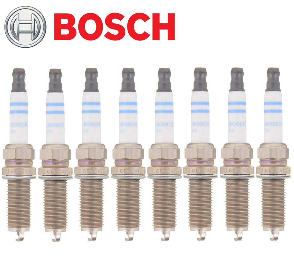 Spark Plug Iridium (8Pcs) OEM Bosch for Jaguar V8 XF XFR XJ XJR XK XKR S F-Type