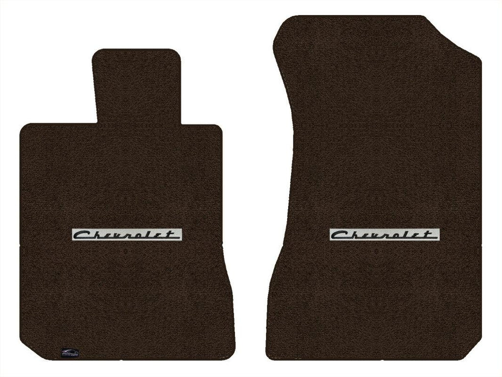 Lloyd Ultimat Front Carpet Mats for '69-71 Chevy Bel Air W/Black on Silver Chevy