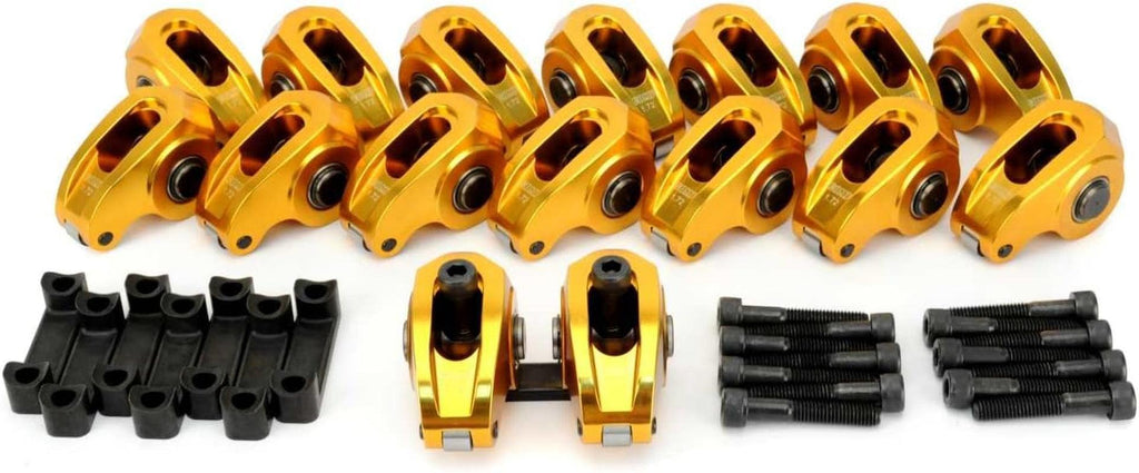 19024-16 Ultra-Gold ARC Rocker Set W/ 1.72 Ratio for Pedestal Mount GM LS1, LS2, LS6