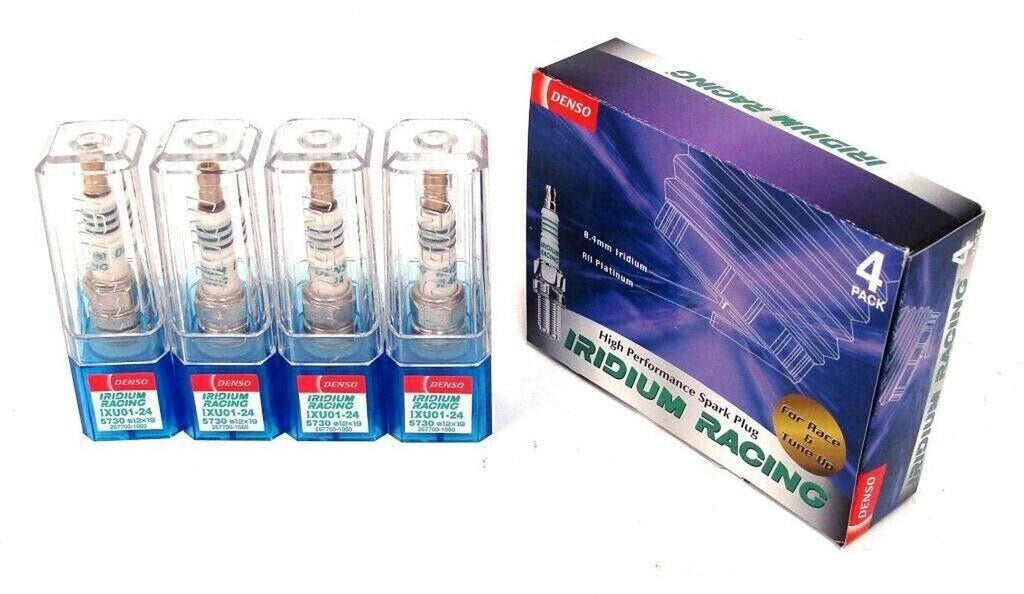 DENSO IRIDIUM RACING Spark Plugs IKH01-27 IKH0127 5750 Set of 4