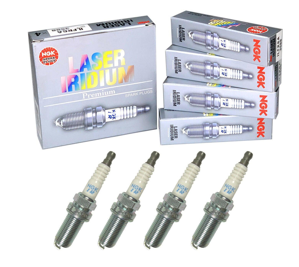 NGK Laser Iridium Spark Plugs Set 4PCS 2003-2011 for Mercedes-Benz ILFR6A 3588