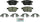 BOSCH BC1354 Quietcast Premium Ceramic Disc Brake Pad Set - Compatible with Select Lexus Ct200H; Pontiac Vibe; Scion Im, Tc, Xb; Toyota Corolla, Matrix, Prius, Prius Prime, Yaris; REAR