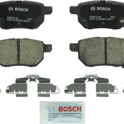 BOSCH BC1354 Quietcast Premium Ceramic Disc Brake Pad Set - Compatible with Select Lexus Ct200H; Pontiac Vibe; Scion Im, Tc, Xb; Toyota Corolla, Matrix, Prius, Prius Prime, Yaris; REAR