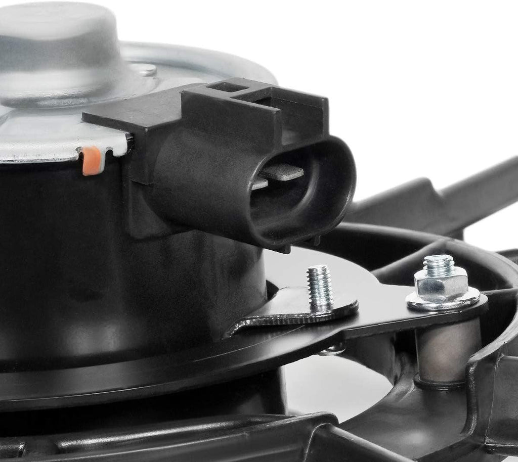 OEM-RF-0275 Factory Style Radiator Cooling Fan Assembly Cooling Efficiency Improved Direct Replacement [Compatible with 2006-2013 IS250], Black