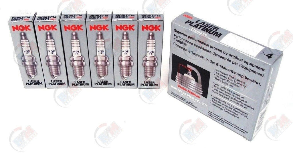 NGK LASER PLATINUM Platinum Spark Plugs TR6AP13E 4968 Set of 6
