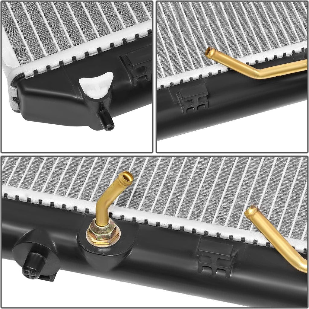 OEM-RA-13122 OE Style 1-Row Aluminum Cooling Radiator Compatible with 2009-2013 Highlander 2.7L Japan Built Models