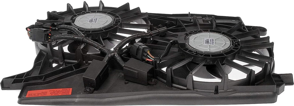 Dorman 620-039XD Dual Fan Assembly with Brushless Motors Compatible with Select Chrysler / Dodge Models (OE FIX)
