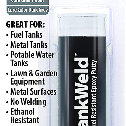 J-B Weld 8217 Tankweld Gas Tank Repair - 1 Oz.,Dark Grey
