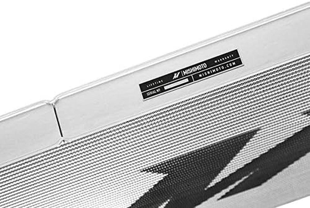 MMRAD-WRA-07V2 Aluminum Radiator Compatible with Jeep Wrangler JK 2007-2017 Silver