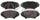 ADVICS AD1009 Disc Brake Pad Set