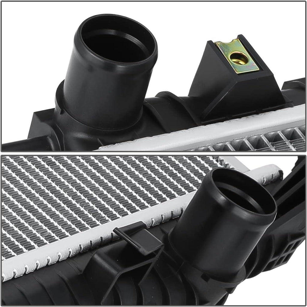 OEM-RA-13489 OE Style 2-Row Aluminum Cooling Radiator Compatible with 2015-2019 Mustang 3.7L 5.0L AT/MT