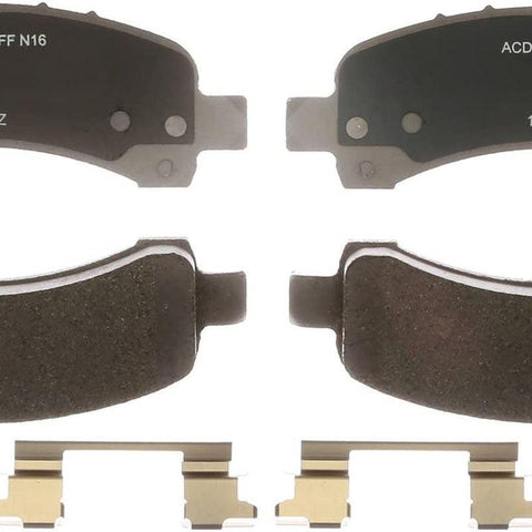 Silver 14D974CHF1 Ceramic Rear Disc Brake Pad Set