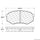 Centric Front Disc Brake Pad for 1995-2004 Tacoma (300.04330)