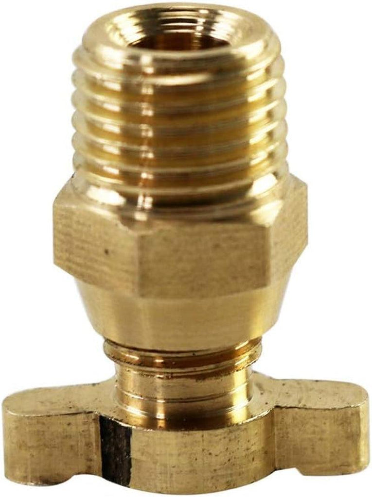 All Brass Fits Universal Radiator Drain Cocks Plug Petcock, NPT 1/4