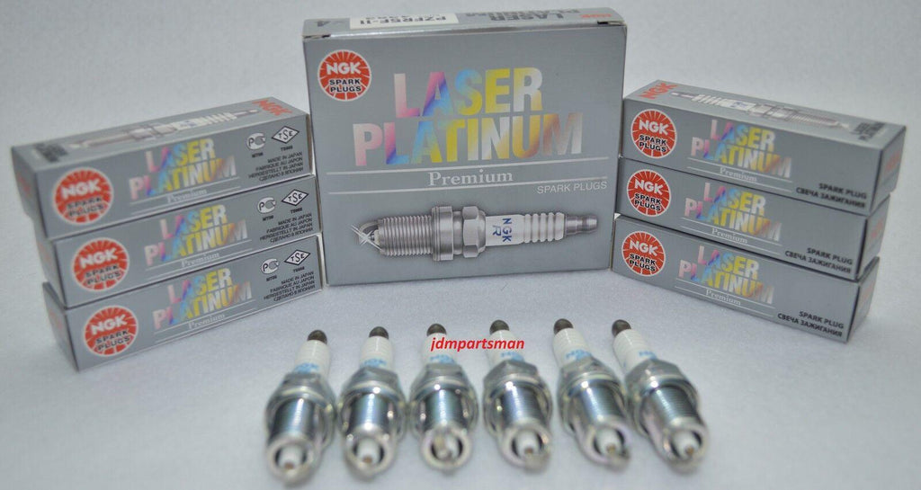 Set of 6 - NGK PLFR5A-11 SPARK PLUG LASER PLATINUM LONG-LIFE (6240)