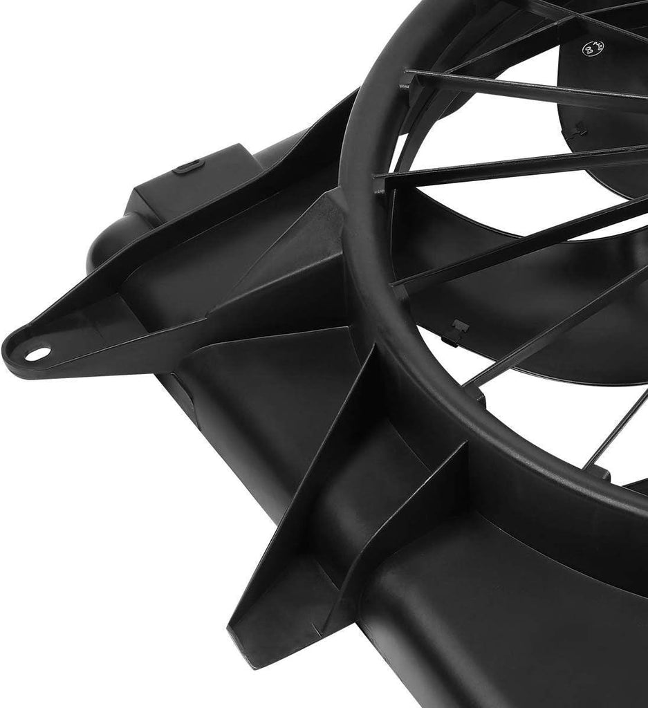 OEM-RF-0096 Factory Style Radiator Cooling Fan Assembly Cooling Efficiency Improved Direct Replacement [Compatible with 01-04 Ford Mustang],Black