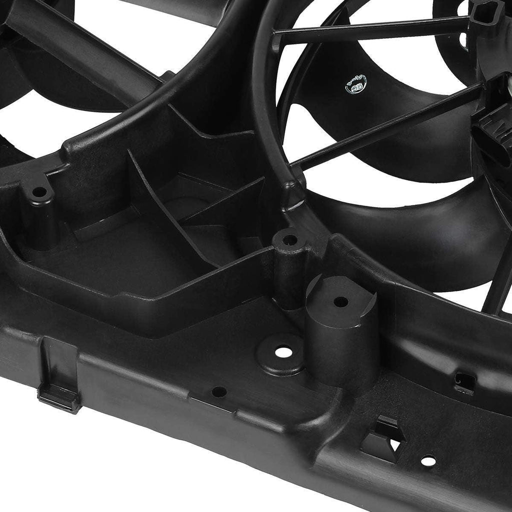 OEM-RF-0141 Factory Style Radiator Cooling Fan Assembly Cooling Efficiency Improved Direct Replacement [Compatible with 2013-2015 Malibu / 2016 Malibu Limited]
